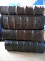 Berl_AT1-4+NT5-8 Erstausgabe Berleburger Bibel Erstausgabe komplett